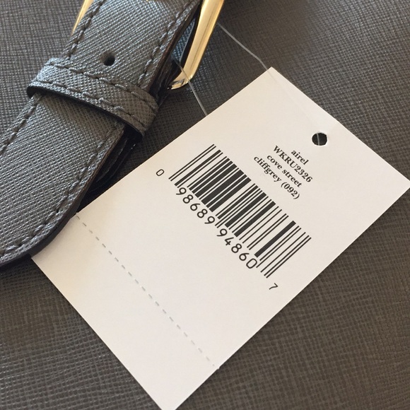 🔥SALE🔥NWT Kate Spade Cove Street Airel in Grey - Picture 5 of 5